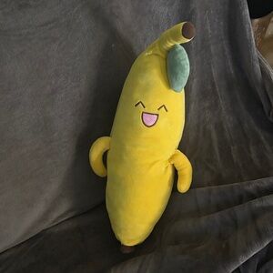 Smiling Yellow Banana Plush